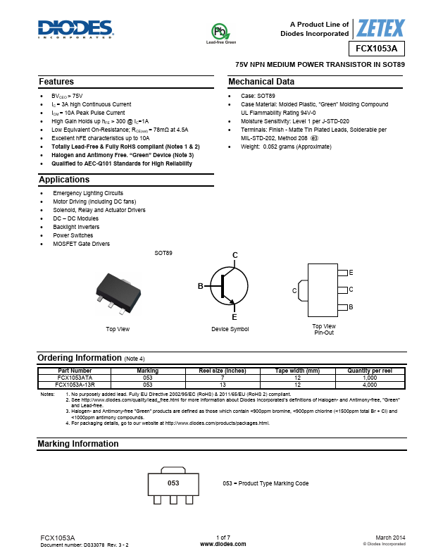 FCX1053A