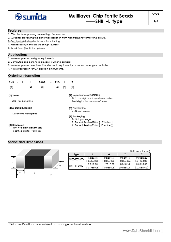 SHB-xL