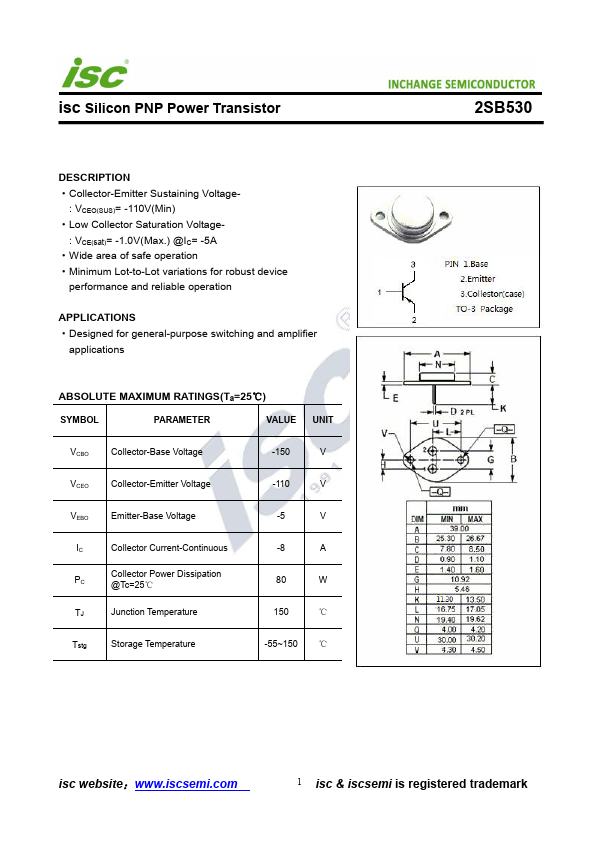 2SB530