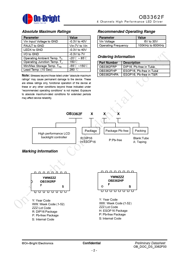 OB3362F