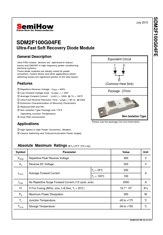 SDM2F100G04FE