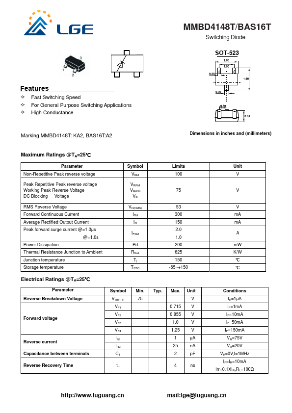 MMBD4148T