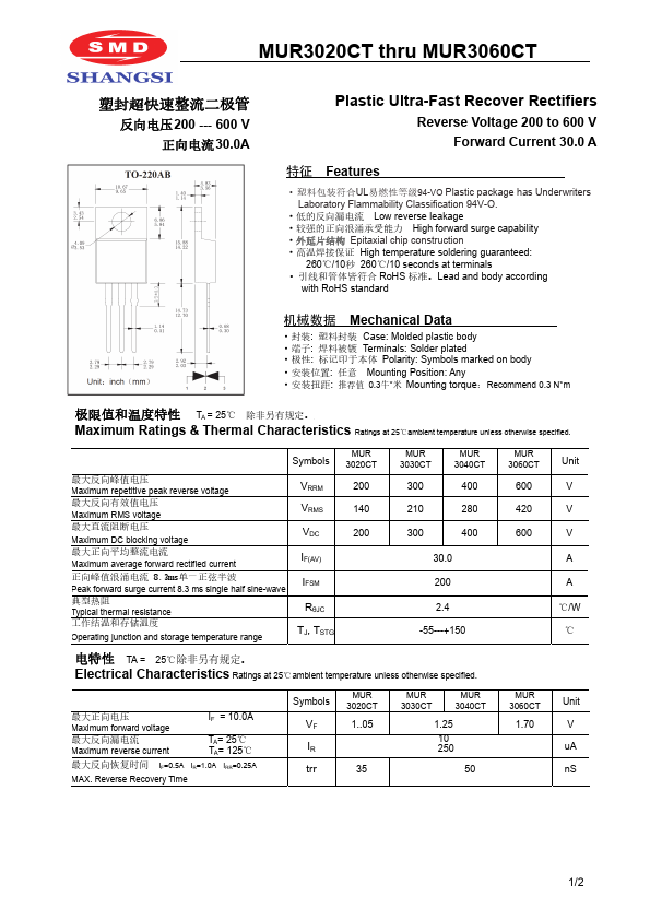 MUR3040CT