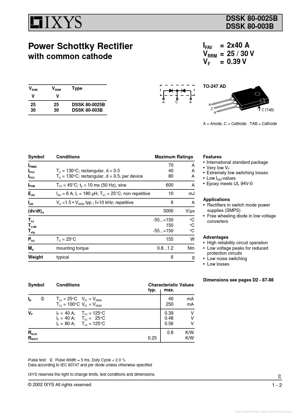 DSSK80-0025B