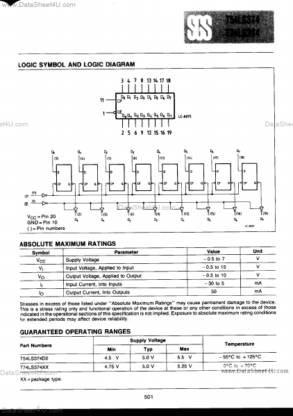 T74LS374