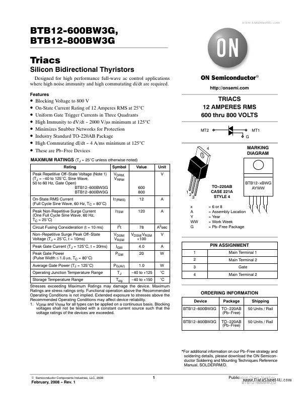 BTB12-800BW3G