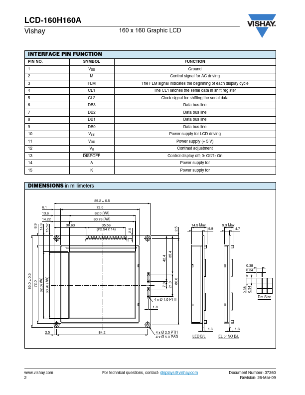 LCD-160H160A