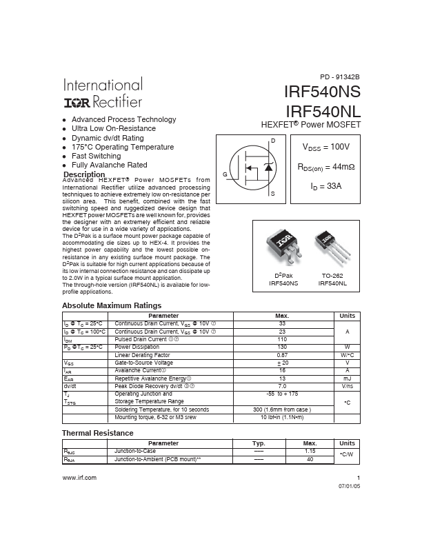 IRF540NL