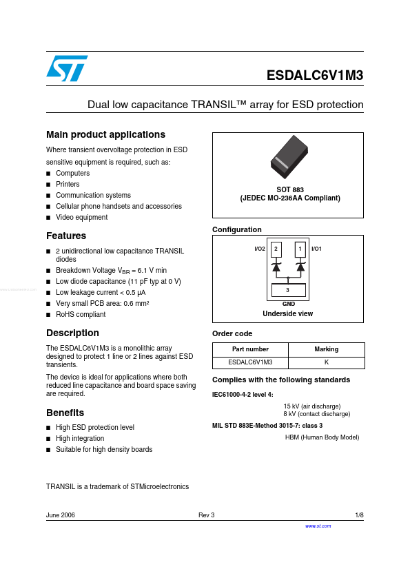 ESDALC6V1M3