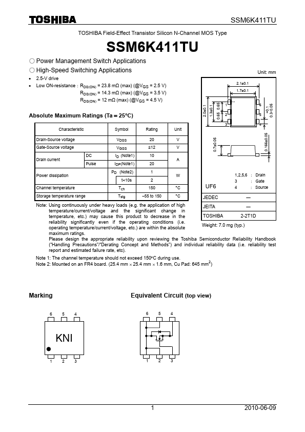 SSM6K411TU