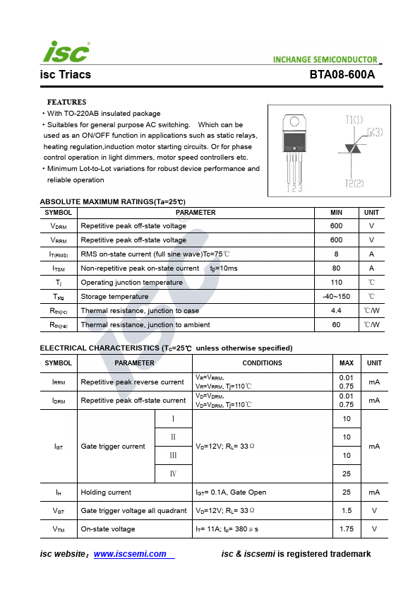 BTA08-600A