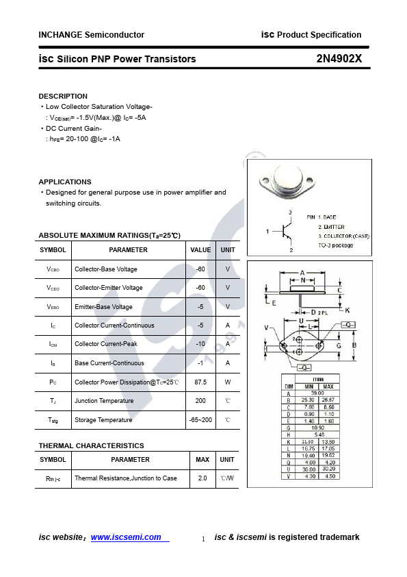 2N4902X