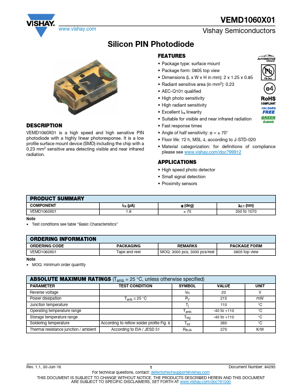 VEMD1060X01