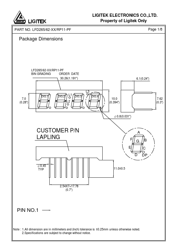 LFD2662-XX-RP11-PF