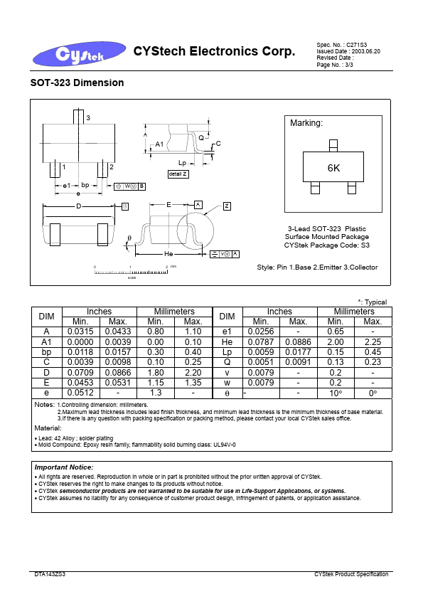 DTA143ZS3