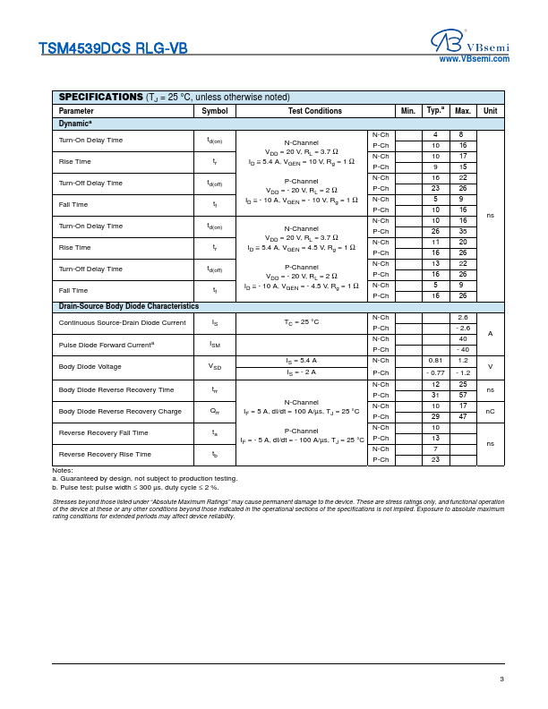 TSM4539DCS-RLG