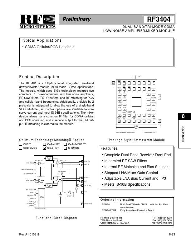 RF3404PCBA