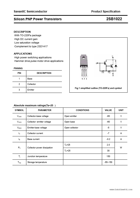 2SB1022