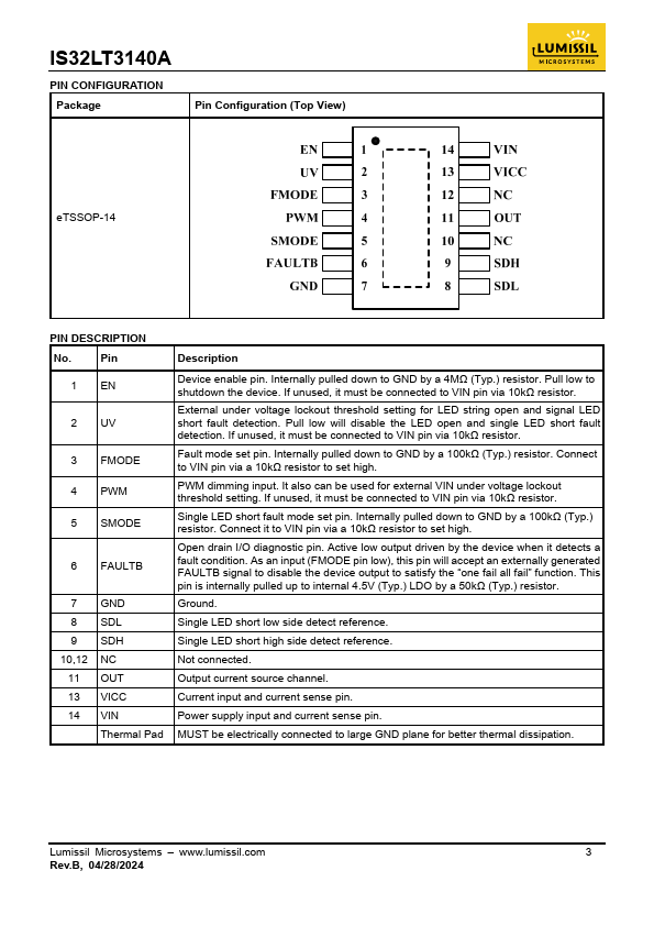 IS32LT3140A