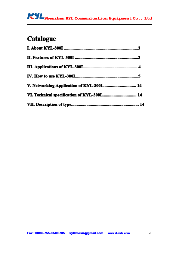 KYL-300I