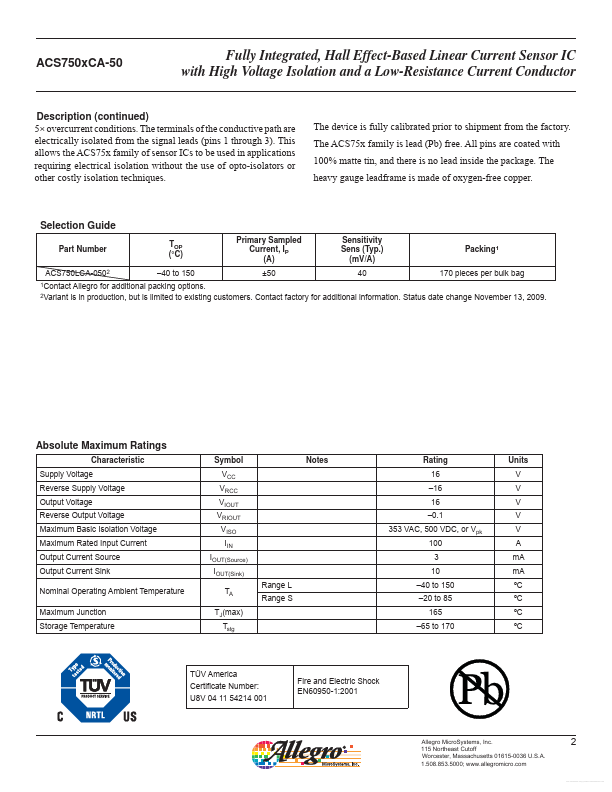 ACS750LCA-050