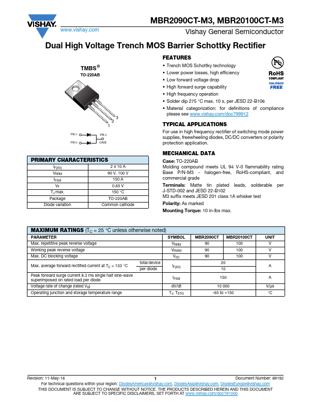 MBR2090CT-M3