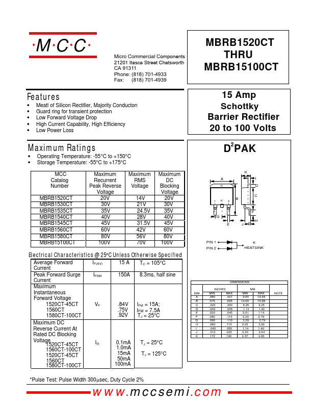 MBRB1530CT