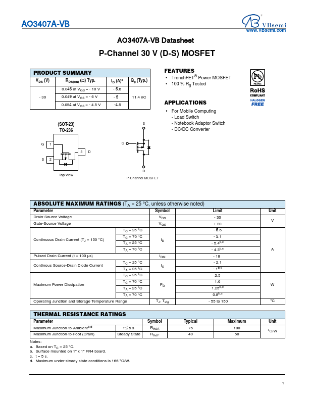 AO3407A