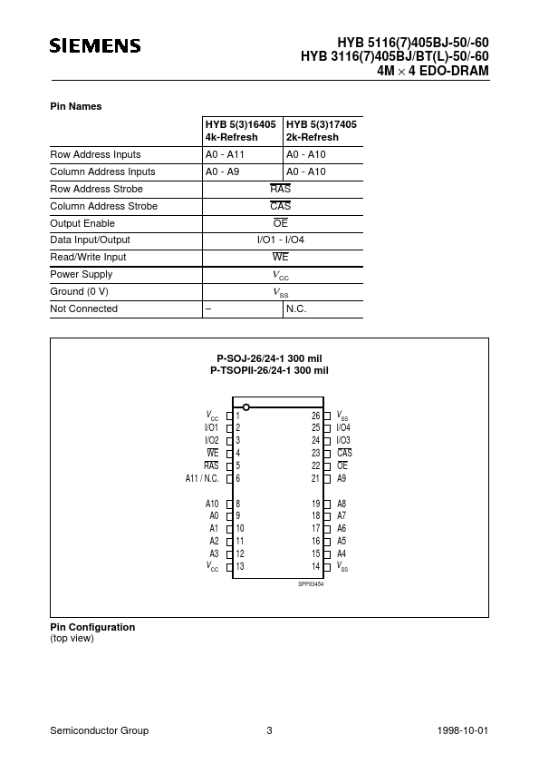 HYB5116405BJ-60