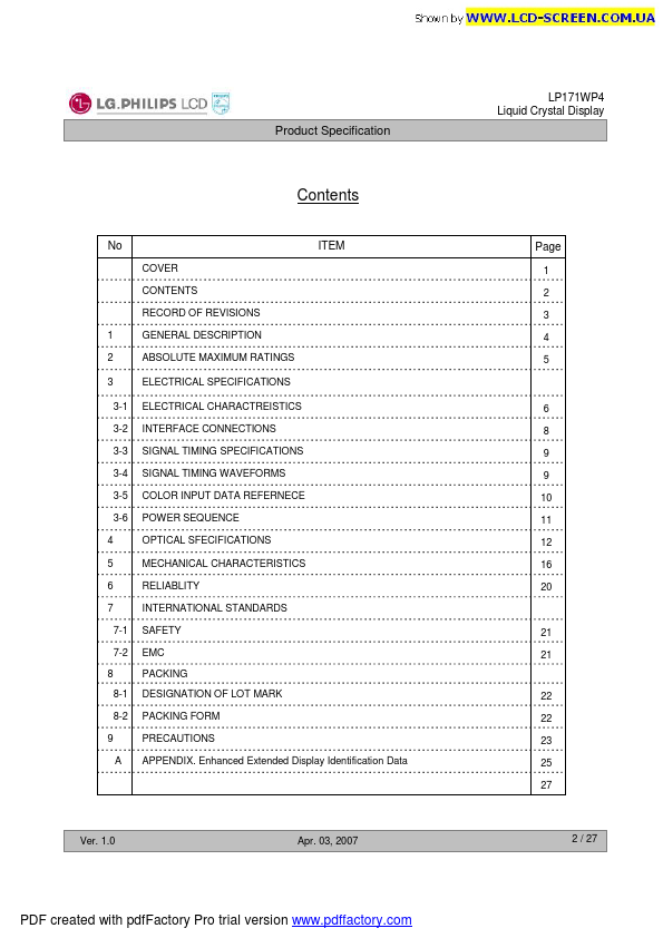 LP171WP4-TLB4