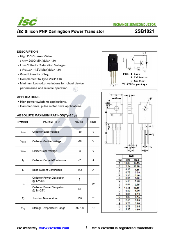 2SB1021