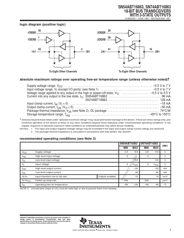 SN54ABT16863