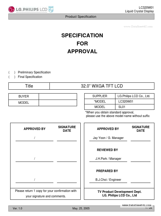 LC320W01-SL01