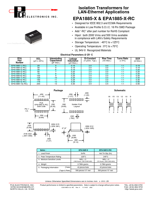 EPA1885-X-RC