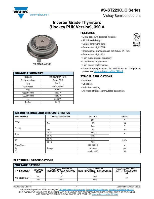 VS-ST223C08CFL0