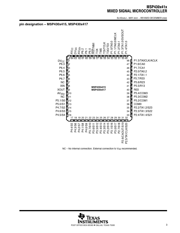 MSP430C412