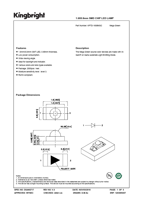 KPTD-1608MGC