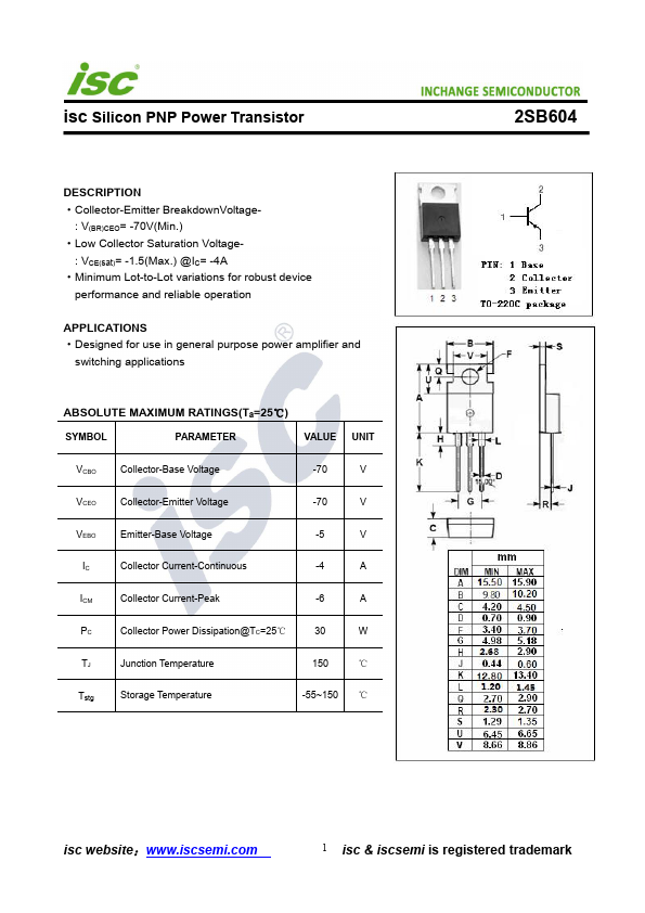 2SB604