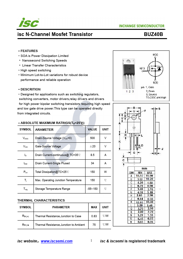 BUZ40B