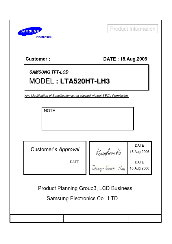 LTA520HT-LH3