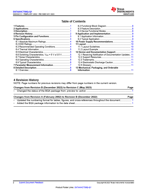 SN74AHCT08Q-Q1