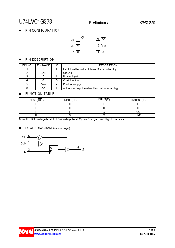 U74LVC1G373