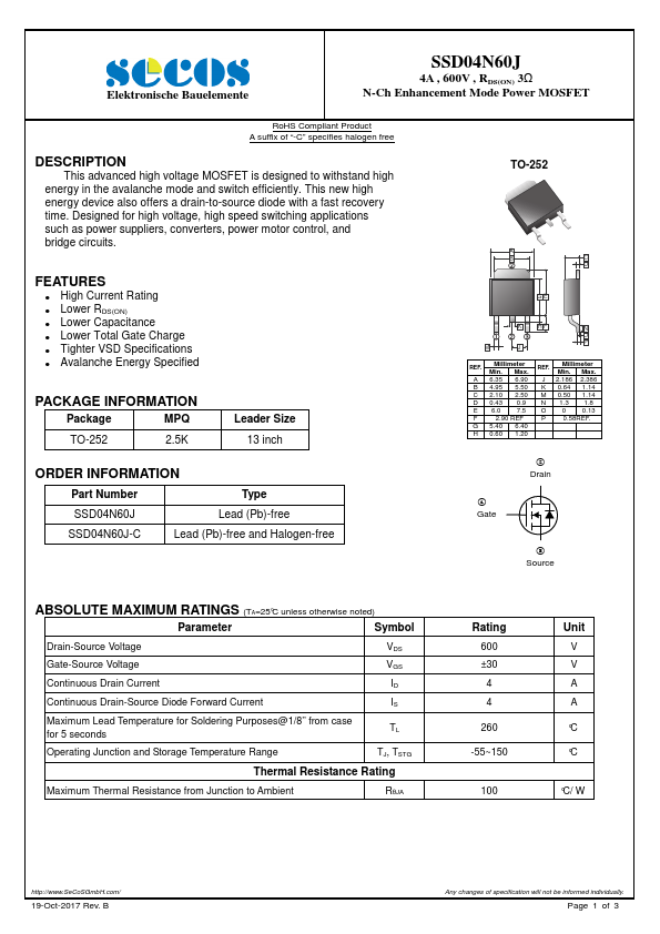 SSD04N60J