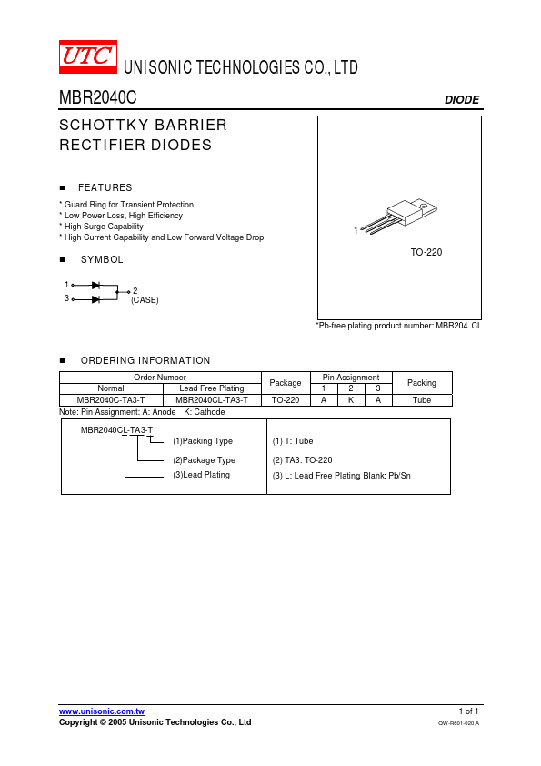 MBR2040C