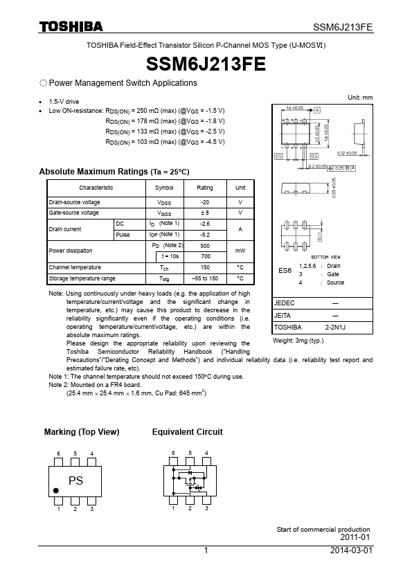 SSM6J213FE