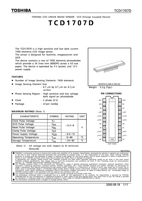 TCD1707D