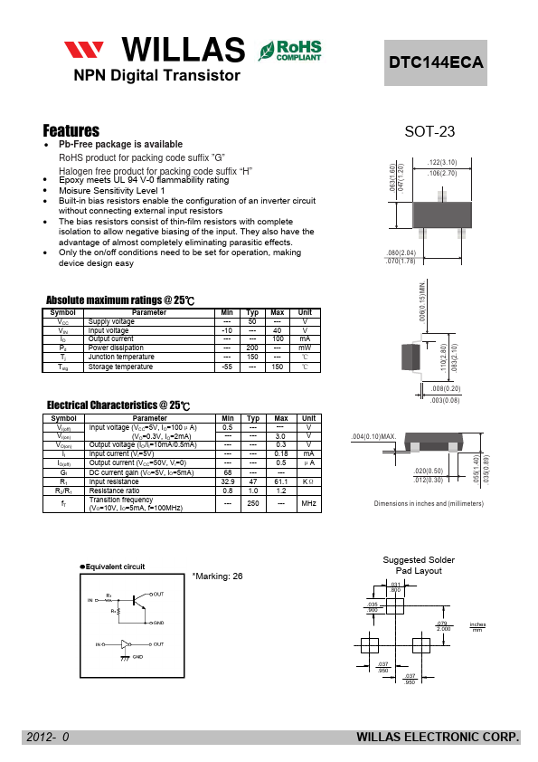 DTC144ECA