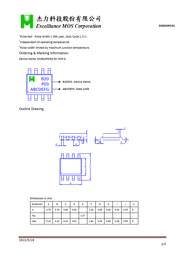 EMB20P03G