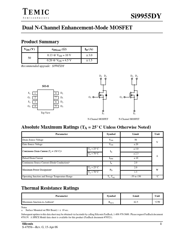 Si9955DY