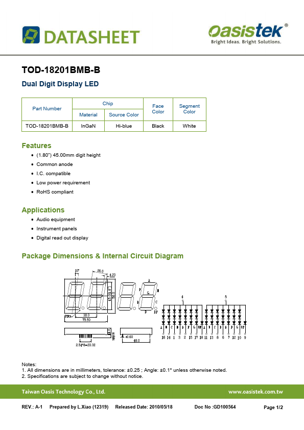 TOD-18201BMB-B